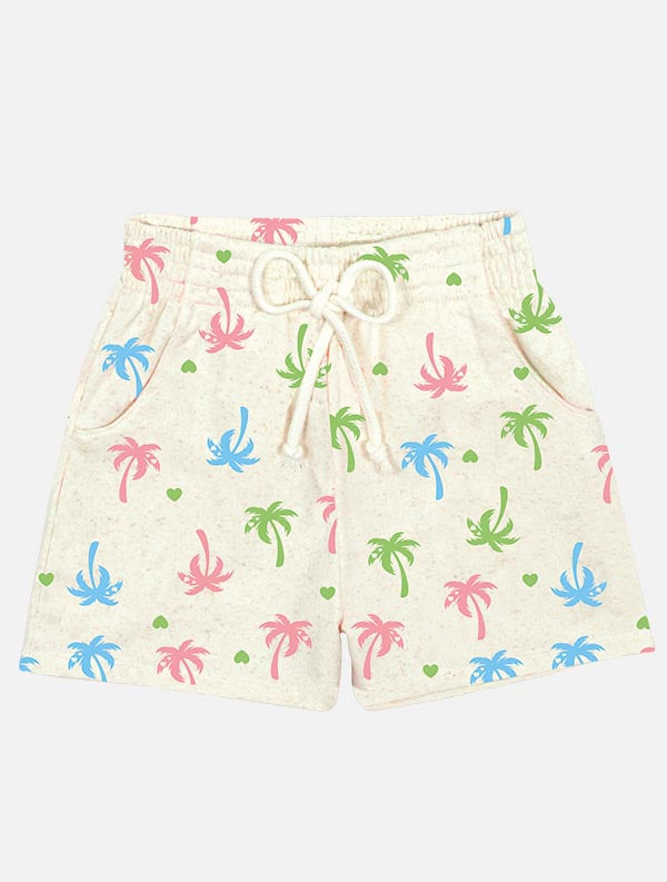 Conjunto Infantil Cinti Verão Shorts Coqueiro e Blusa