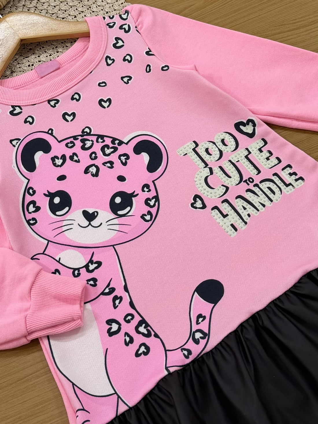 Vestido Infantil Cinti Inverno Rosa Oncinha