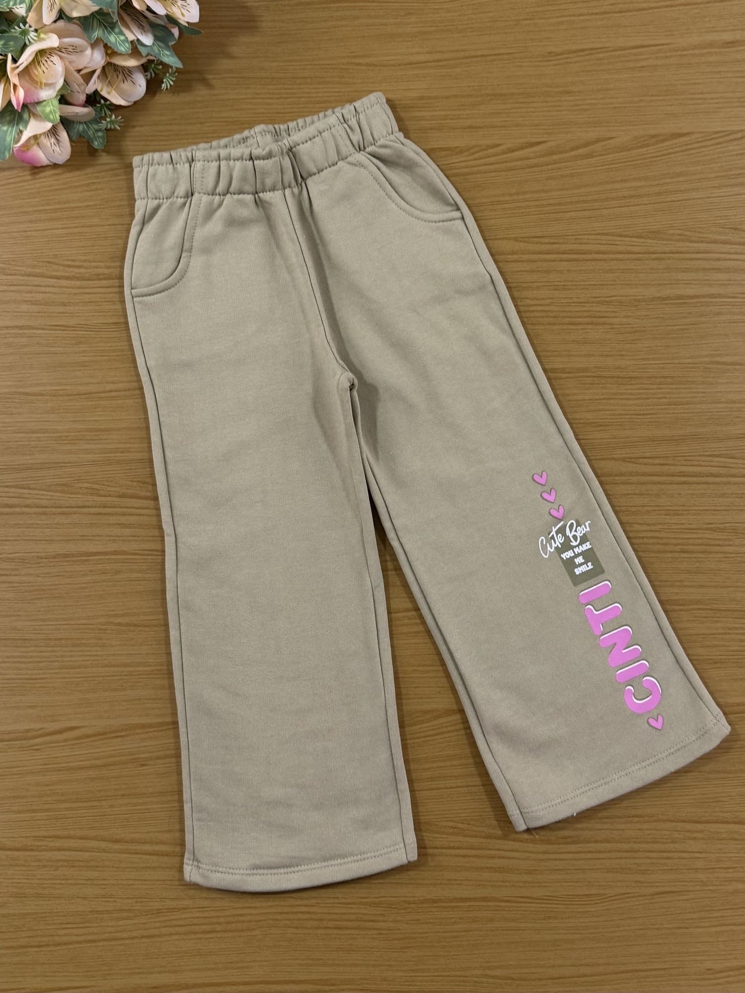 Conjunto Infantil Cinti Inverno Calça e Jaqueta Ursinho