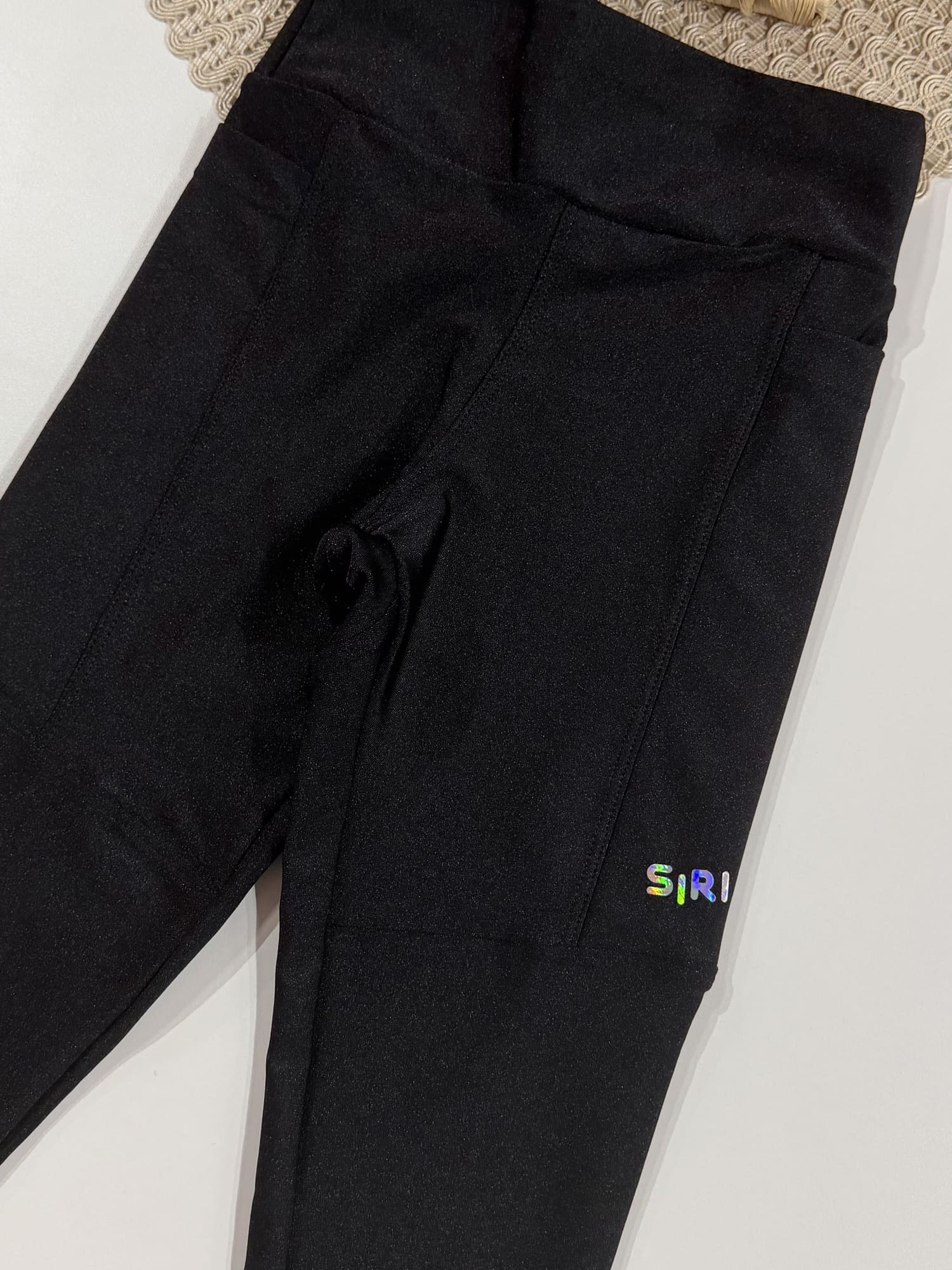Calça Legging Infantil Siri Kids Spots Soraia Trilobal Preta 42972