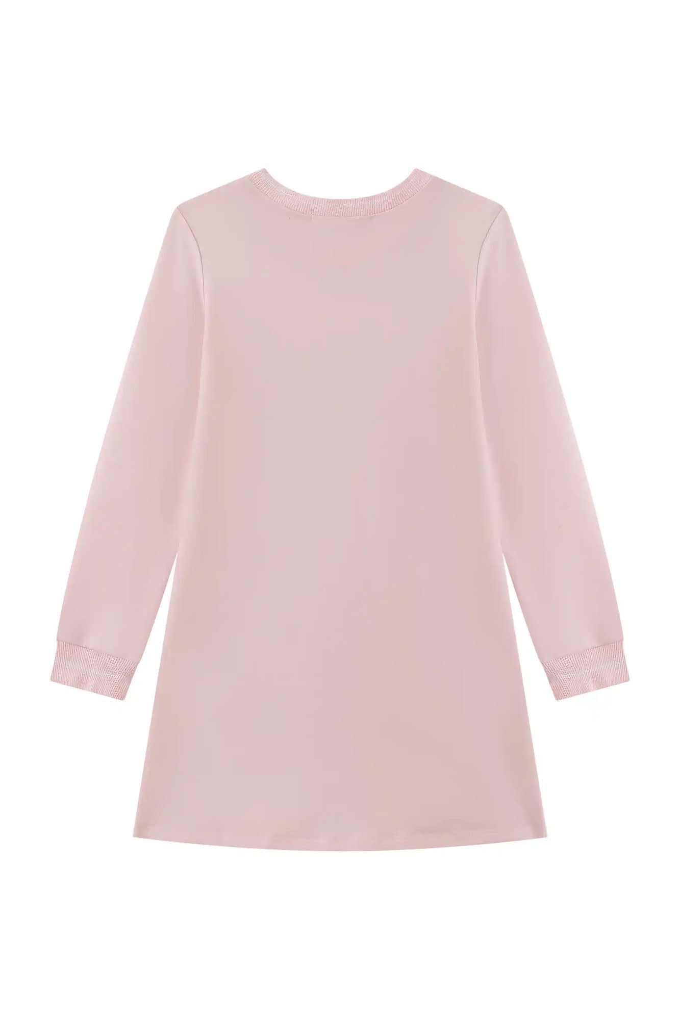 Vestido Infantil Kukiê Inverno Rosa Ursinha Bailarina