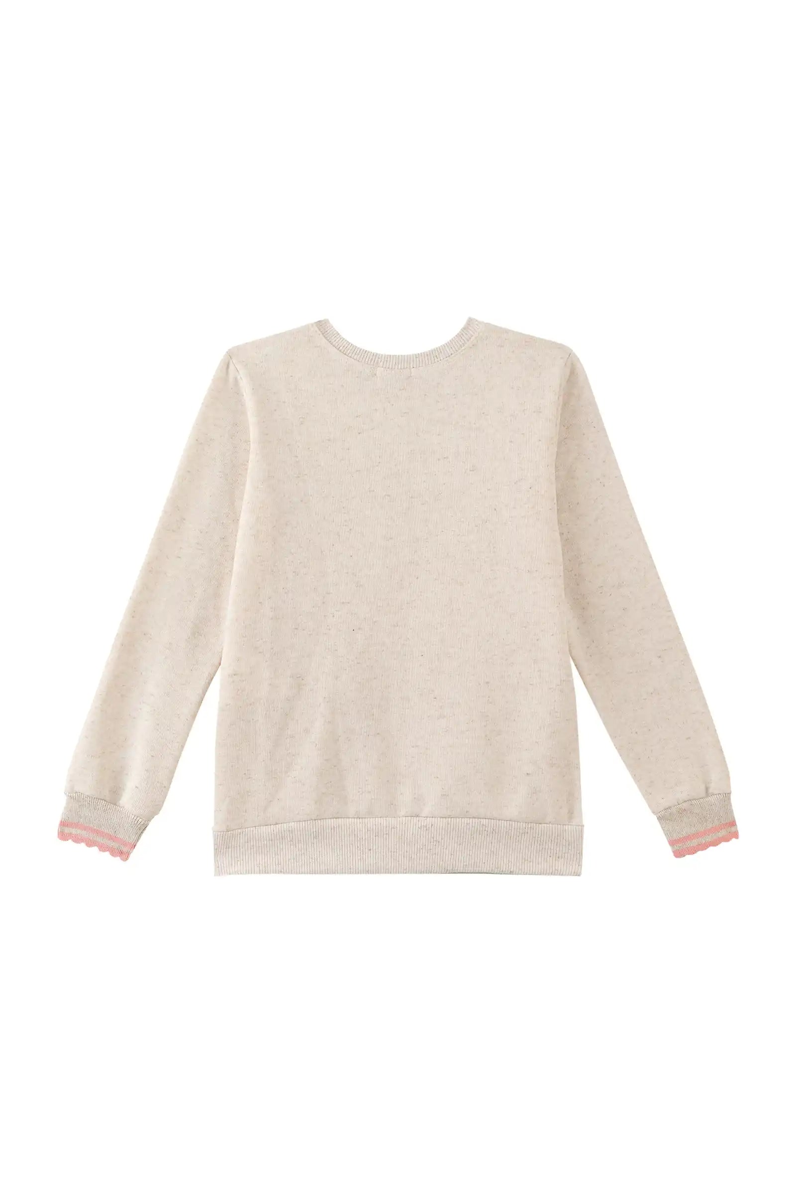 Casaco Infantil Kukiê Inverno Flanelado Off White Esquilinha