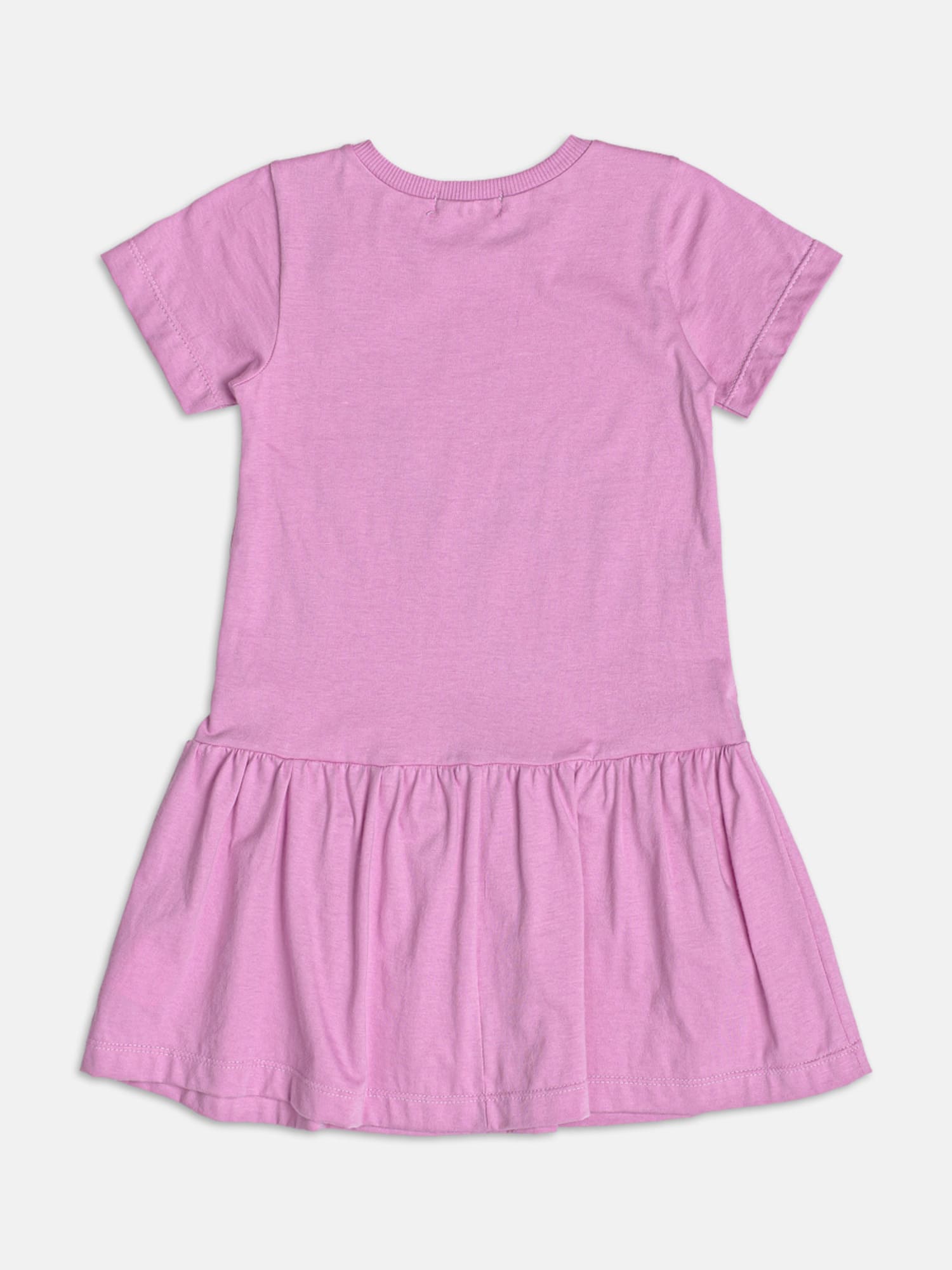 Vestido Infantil Momi Verão Lilás Bolsinha 3D com Strass
