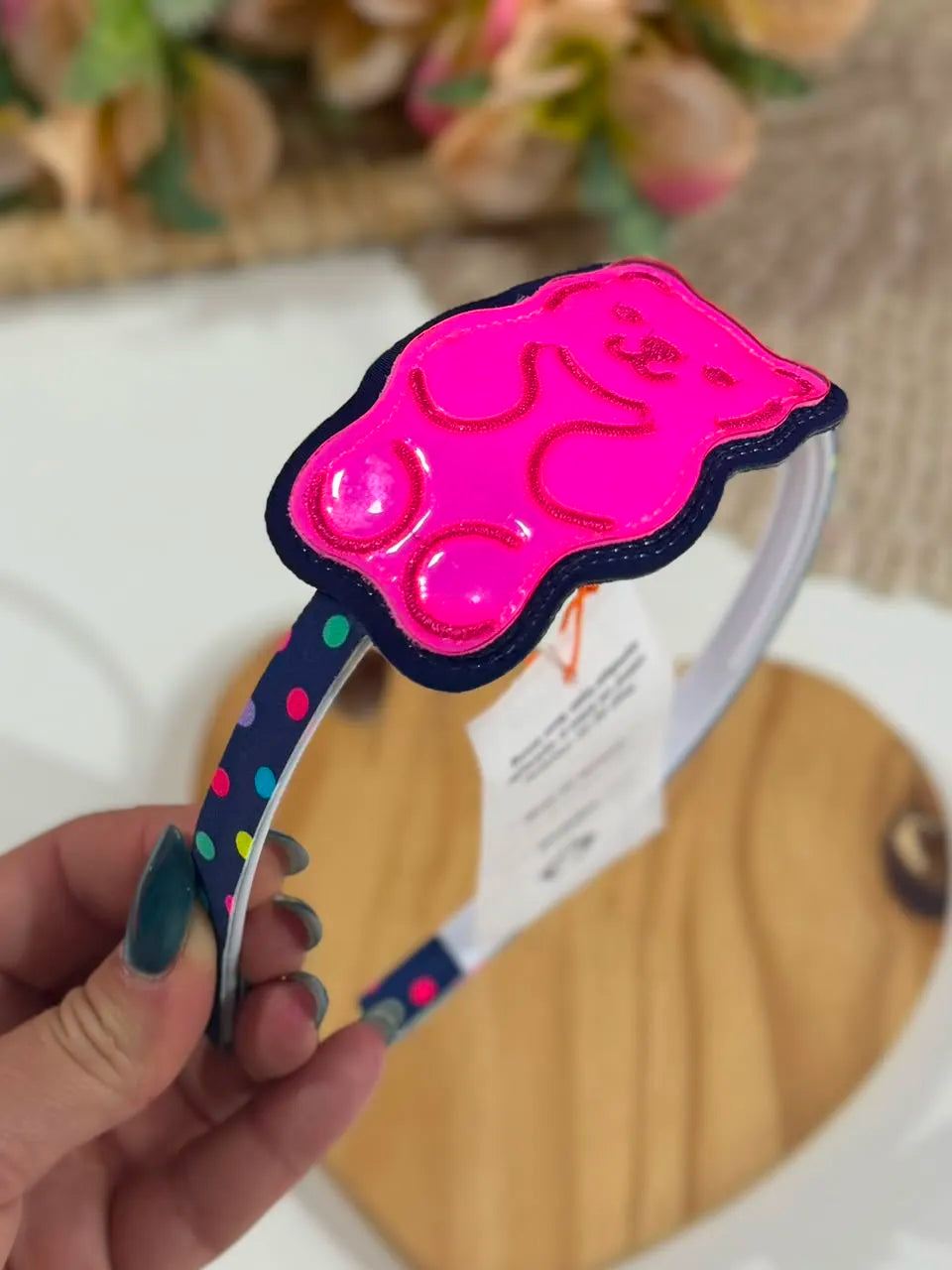 Tiara infantil Siri Kids Azul Marinho Julia Gummy