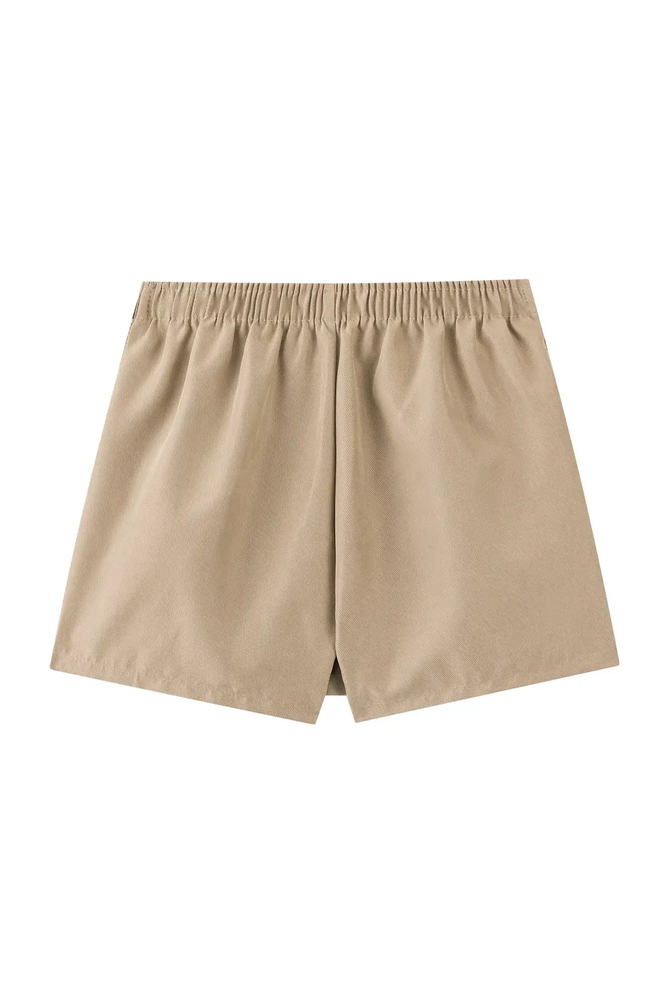 Conjunto Infantil Kukiê Inverno com Shorts Saia e Colete Bege Ursinha Safari