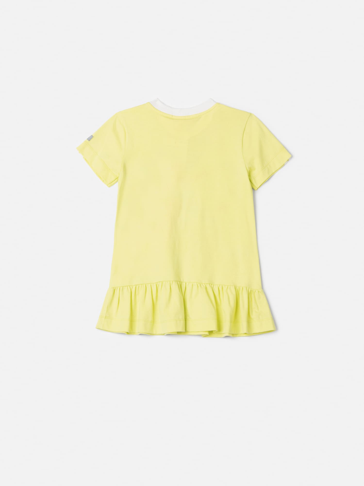 Vestido Infantil Animê Verão Verde Tinker Bell com Strass