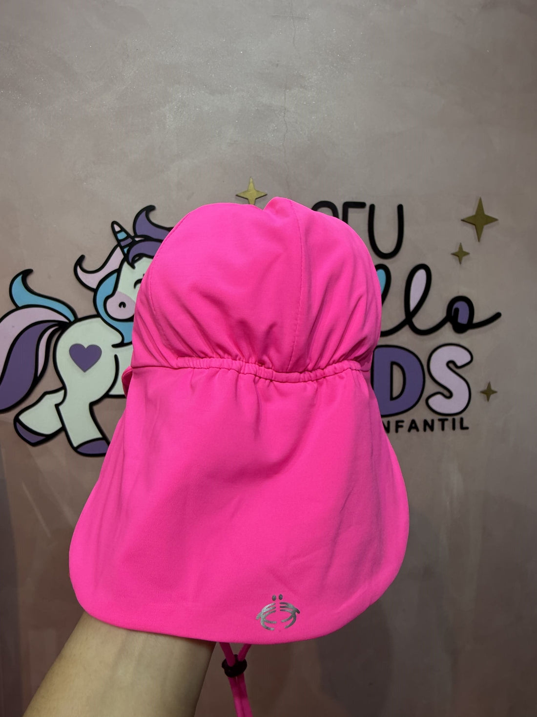 Chapéu Proteção UV infantil Siri Kids Euforia Rosa Neon