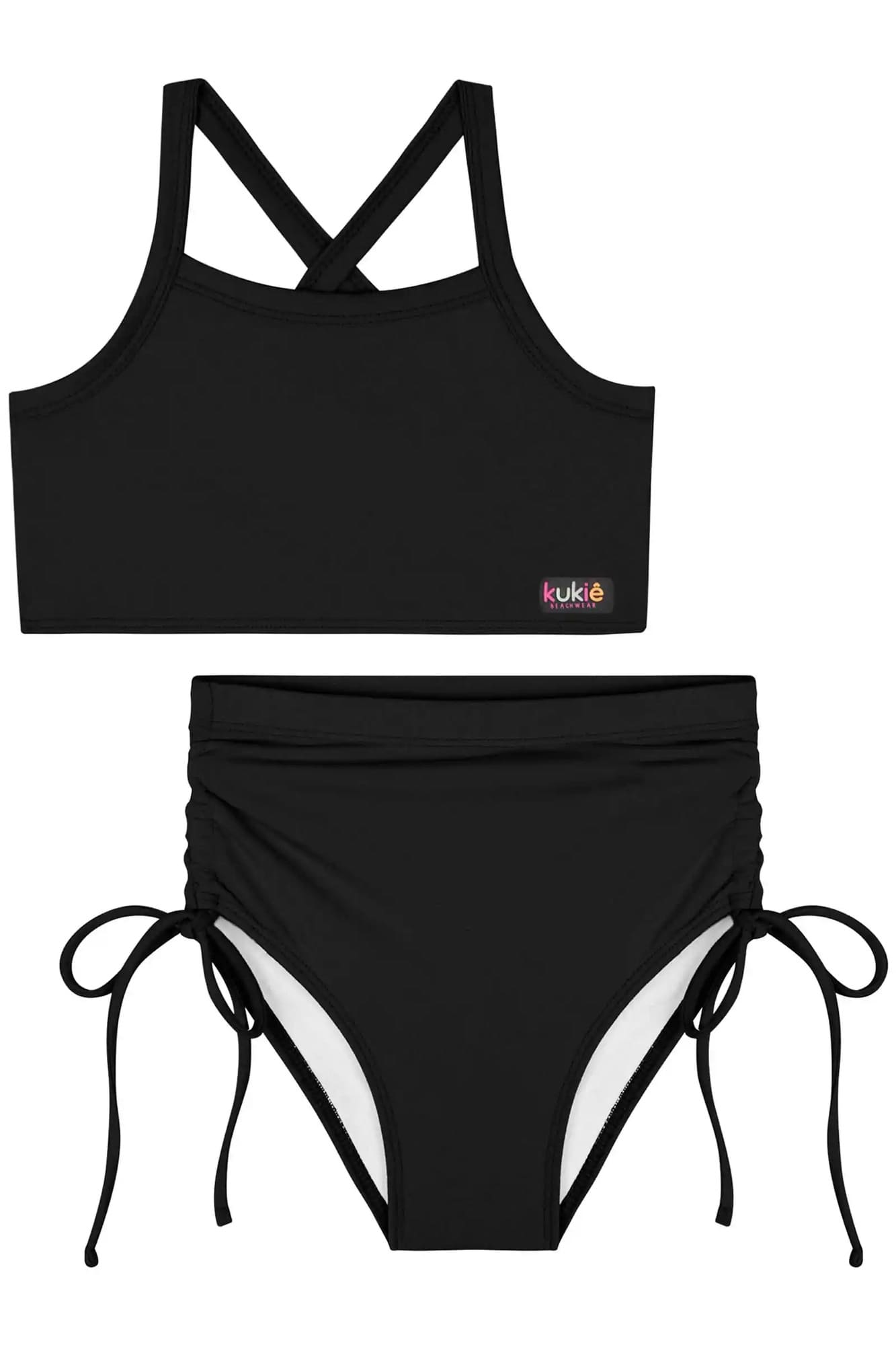 Biquíni Infantil Kukiê Verão Preto