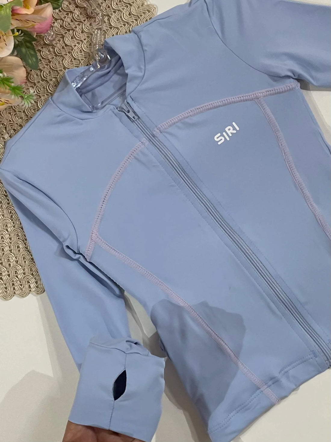 Jaqueta Infantil Siri Kids Sports Jessica Acqua Azul 42646