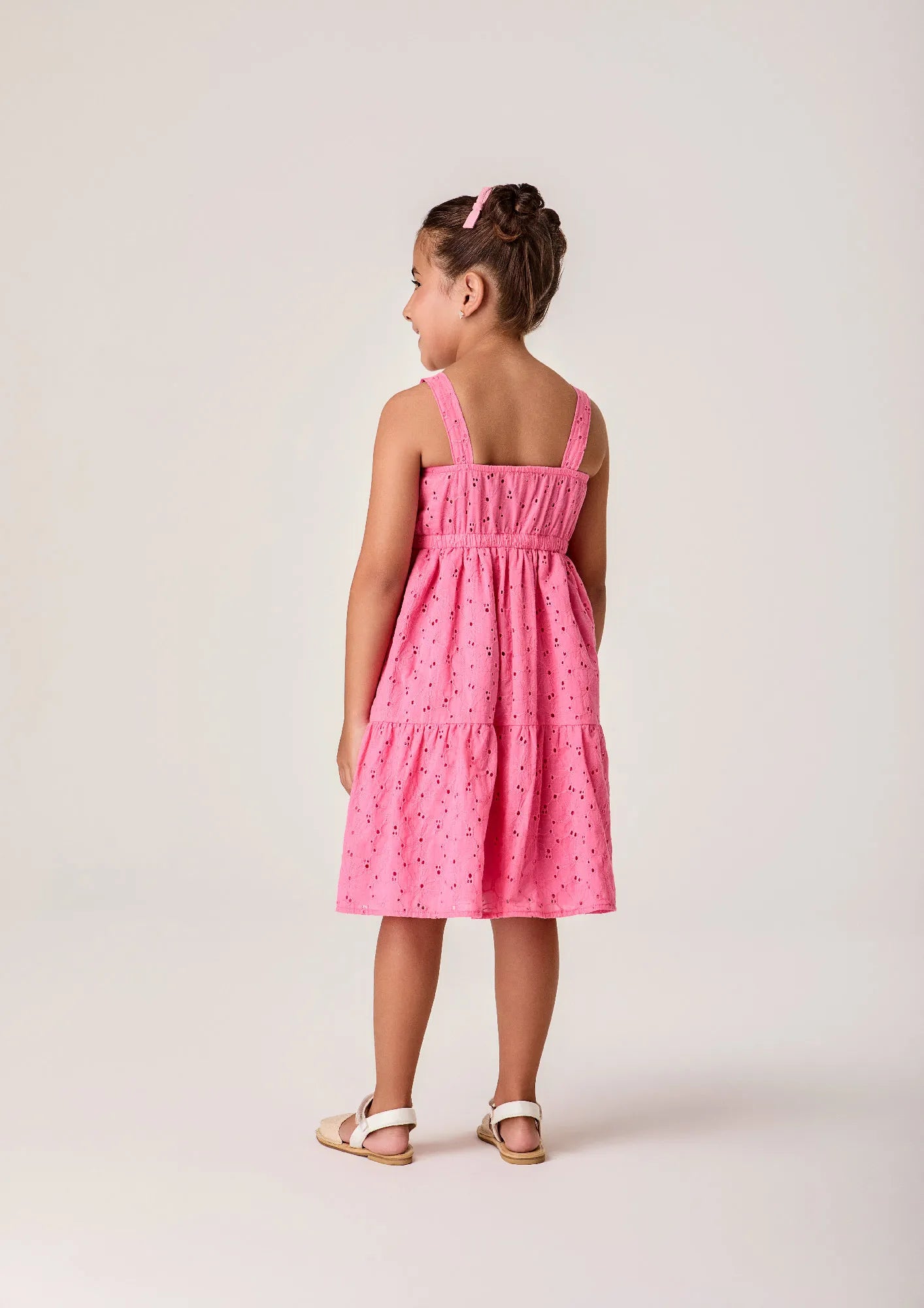Vestido Infantil Bimbi Laise Rosa