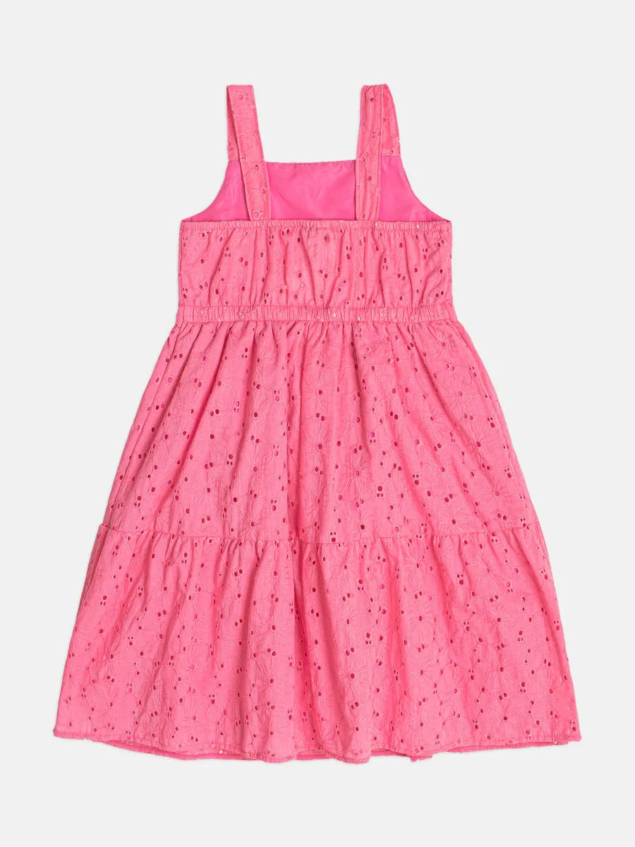 Vestido Infantil Bimbi Laise Rosa