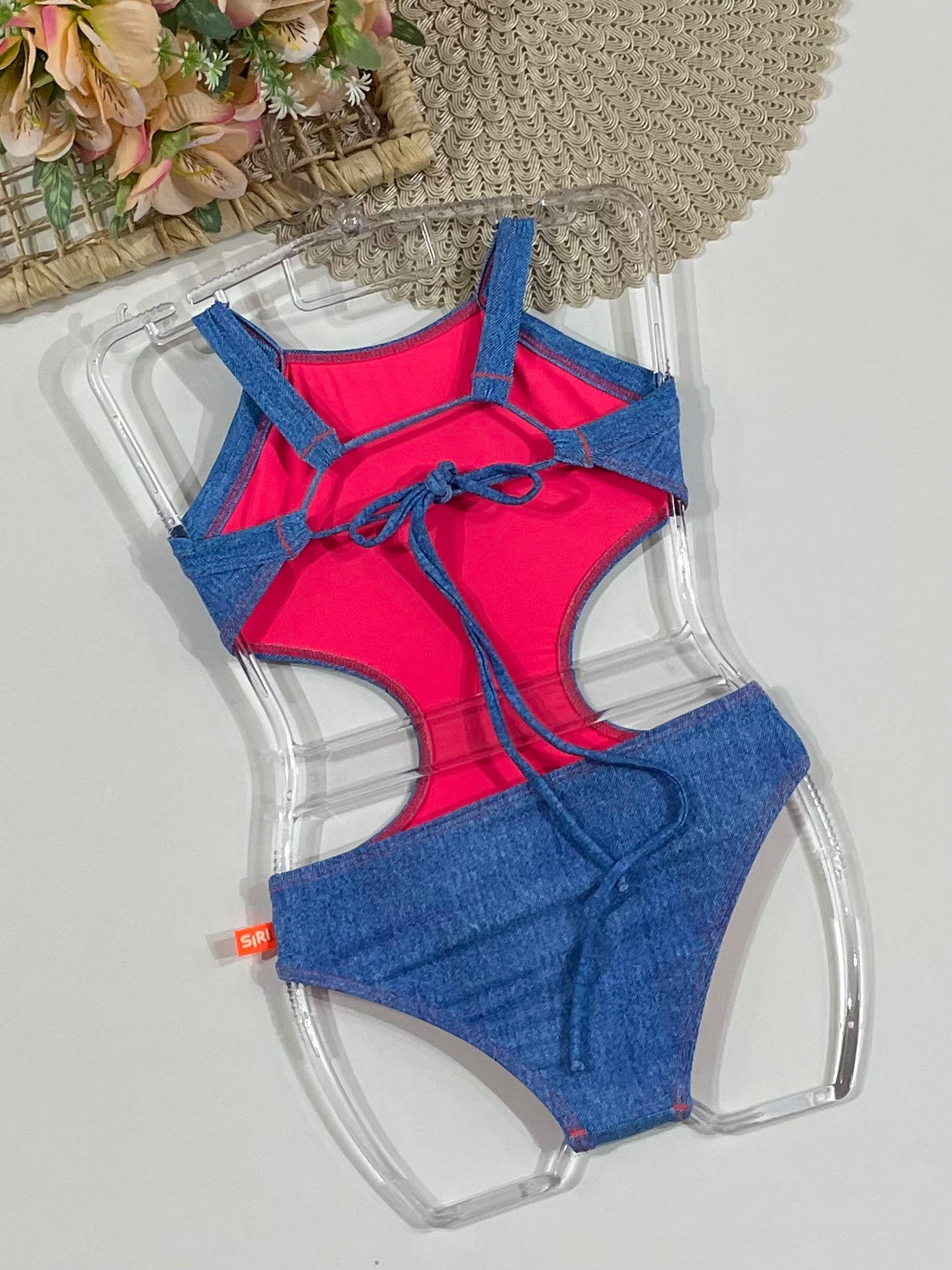 Maiô Infantil Siri Kids Azul Camila Sea Jeans 43226