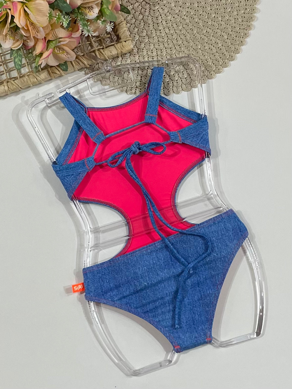 Maiô Infantil Siri Kids Azul Camila Sea Jeans 43226