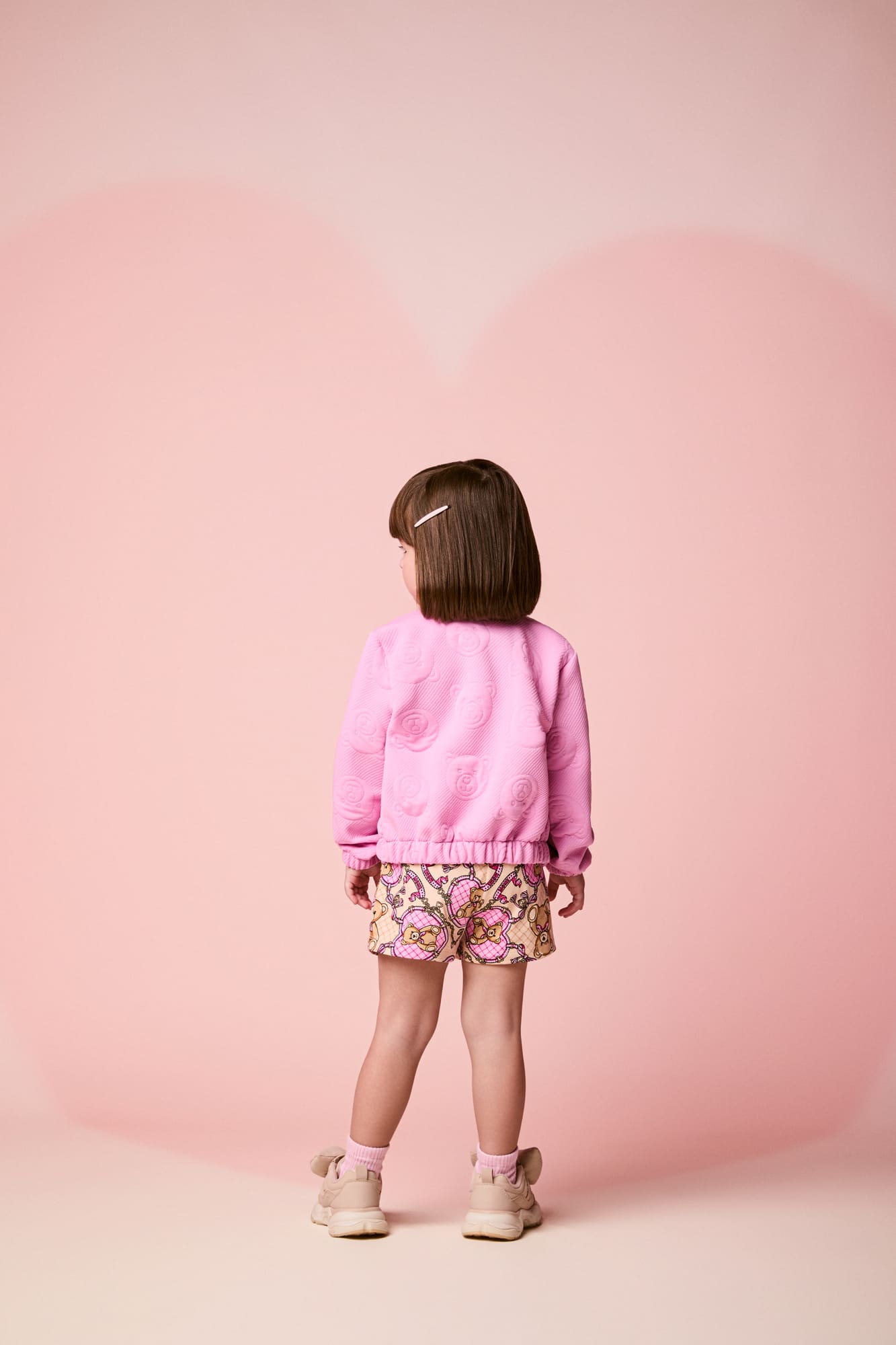 Jaqueta Infantil Momi Inverno Rosa Ursinhos