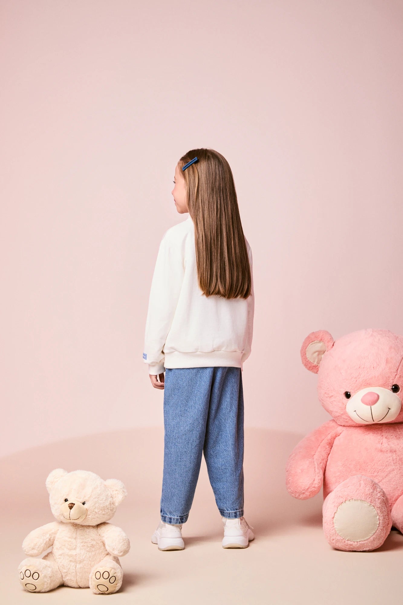 Moletom Infantil Momi Inverno sem Flanela Branco Daisy Duck Disney