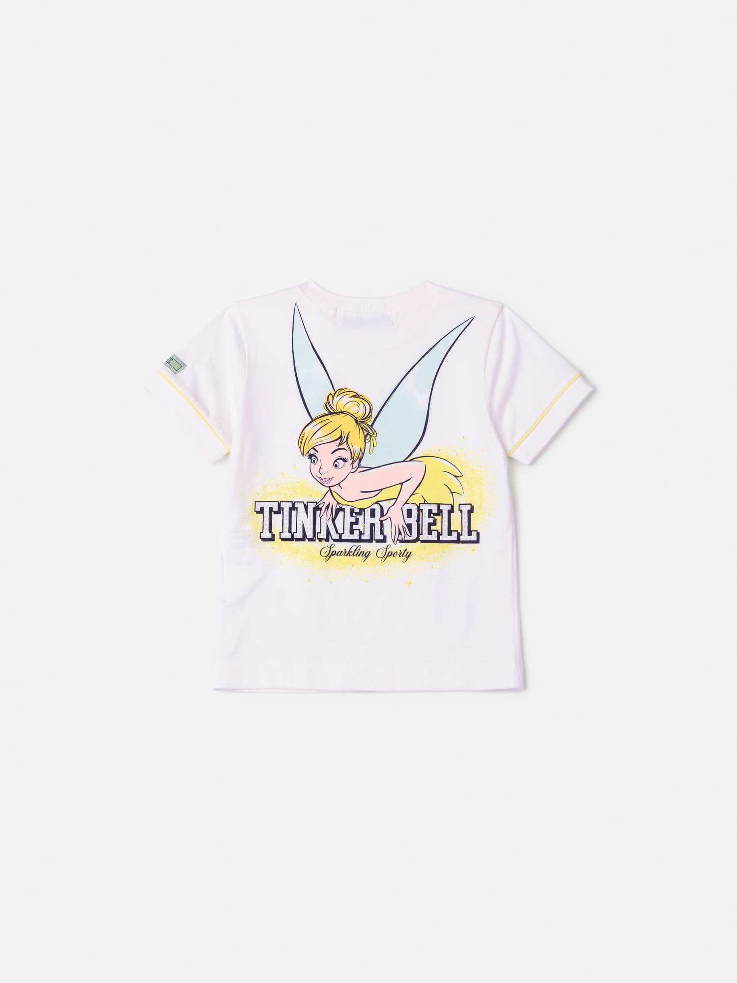Blusa Infantil Animê Verão Branca Tinker Bell