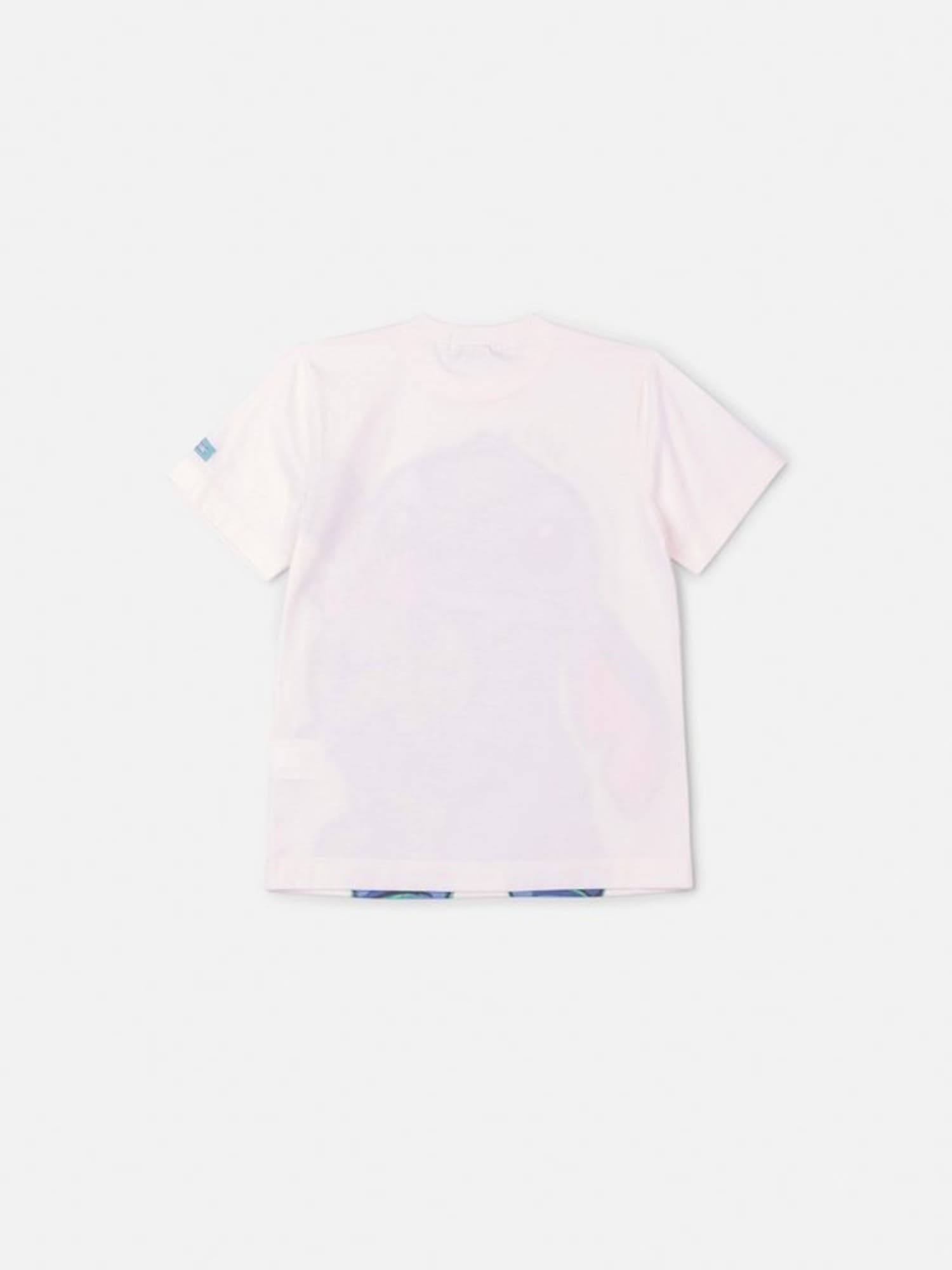 Blusa Infantil Animê Branca Stitch com Strass Disney