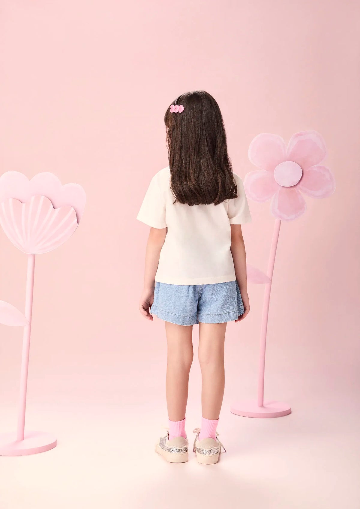 Blusa Infantil Menina Momi Branca Hello Kitty Fruits