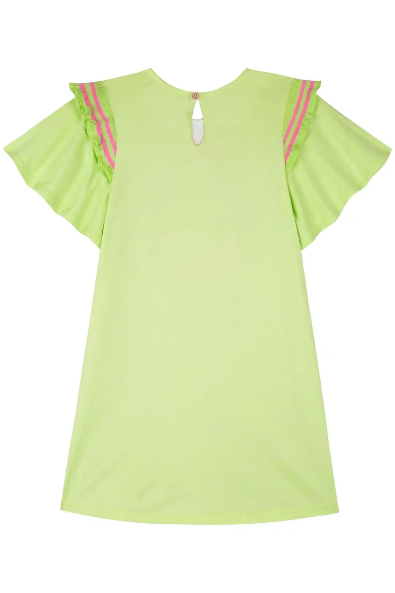 Vestido Infantil Kukiê Verão Verde Menininha Floral