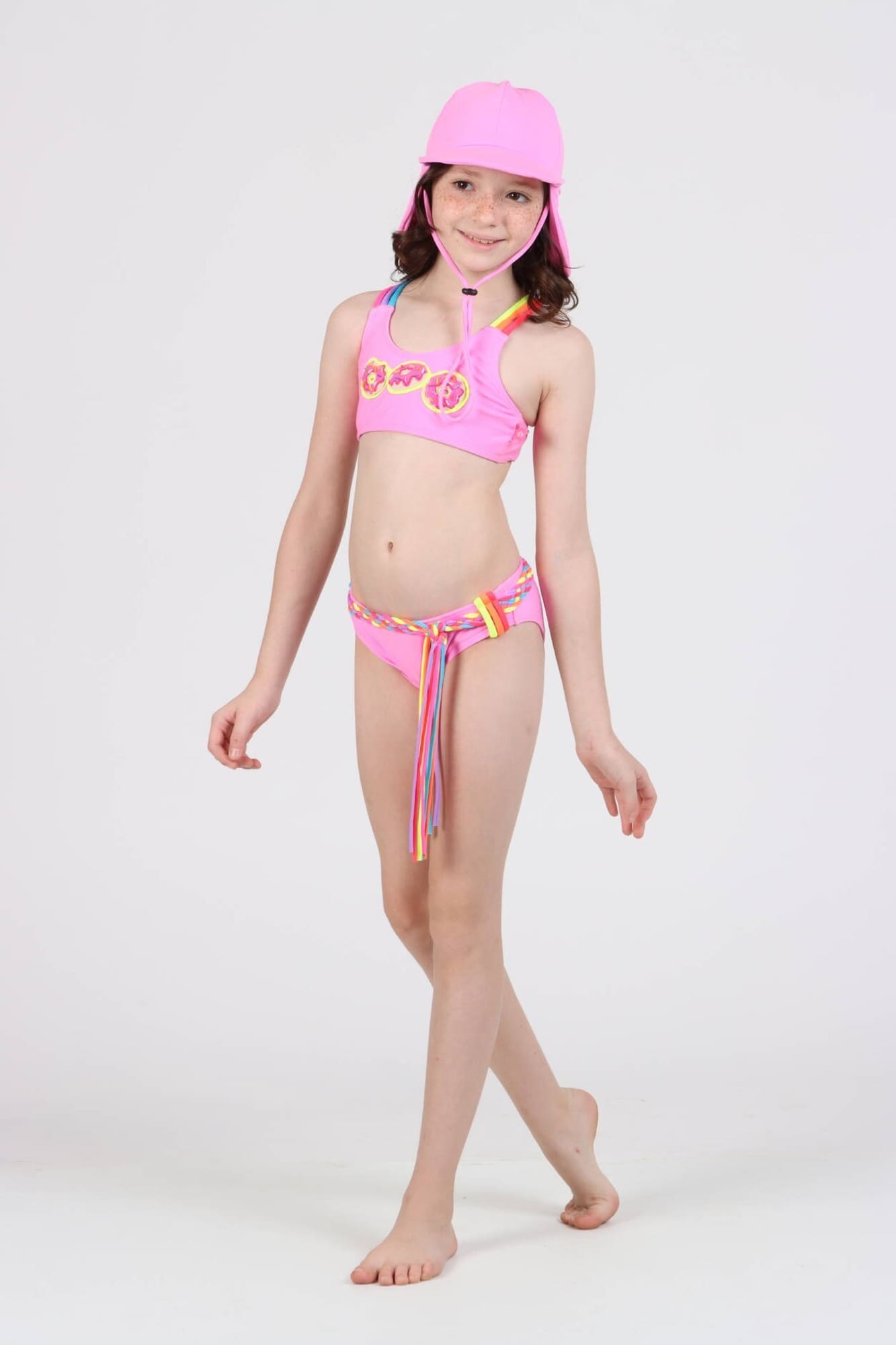 Chapéu Proteção UV infantil Siri Kids Bliss Rosa