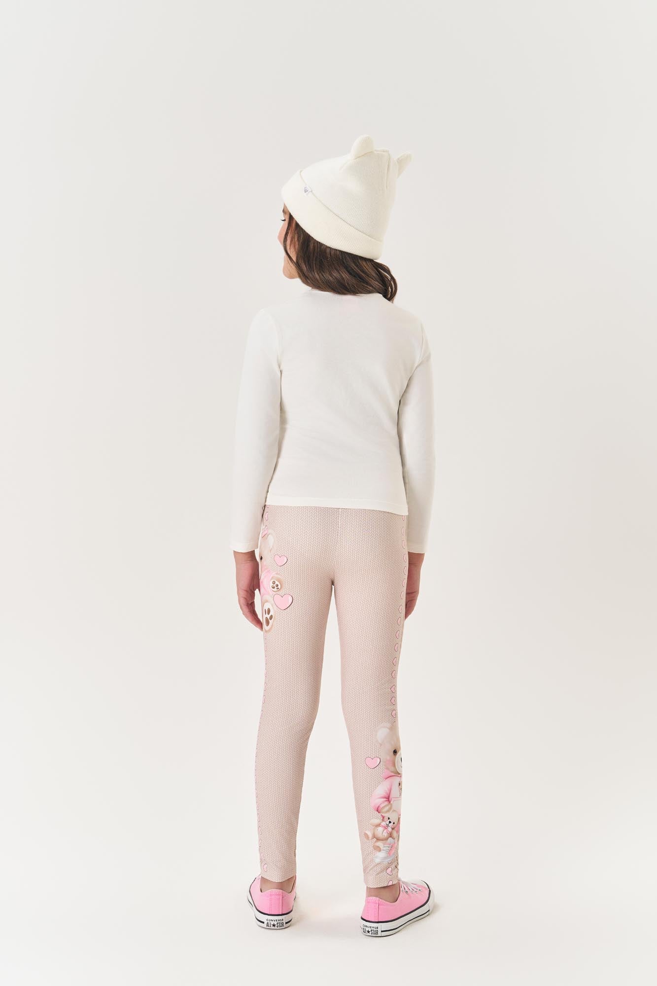 Blusa Infantil Cinti Inverno Manga Longa Térmica Off White