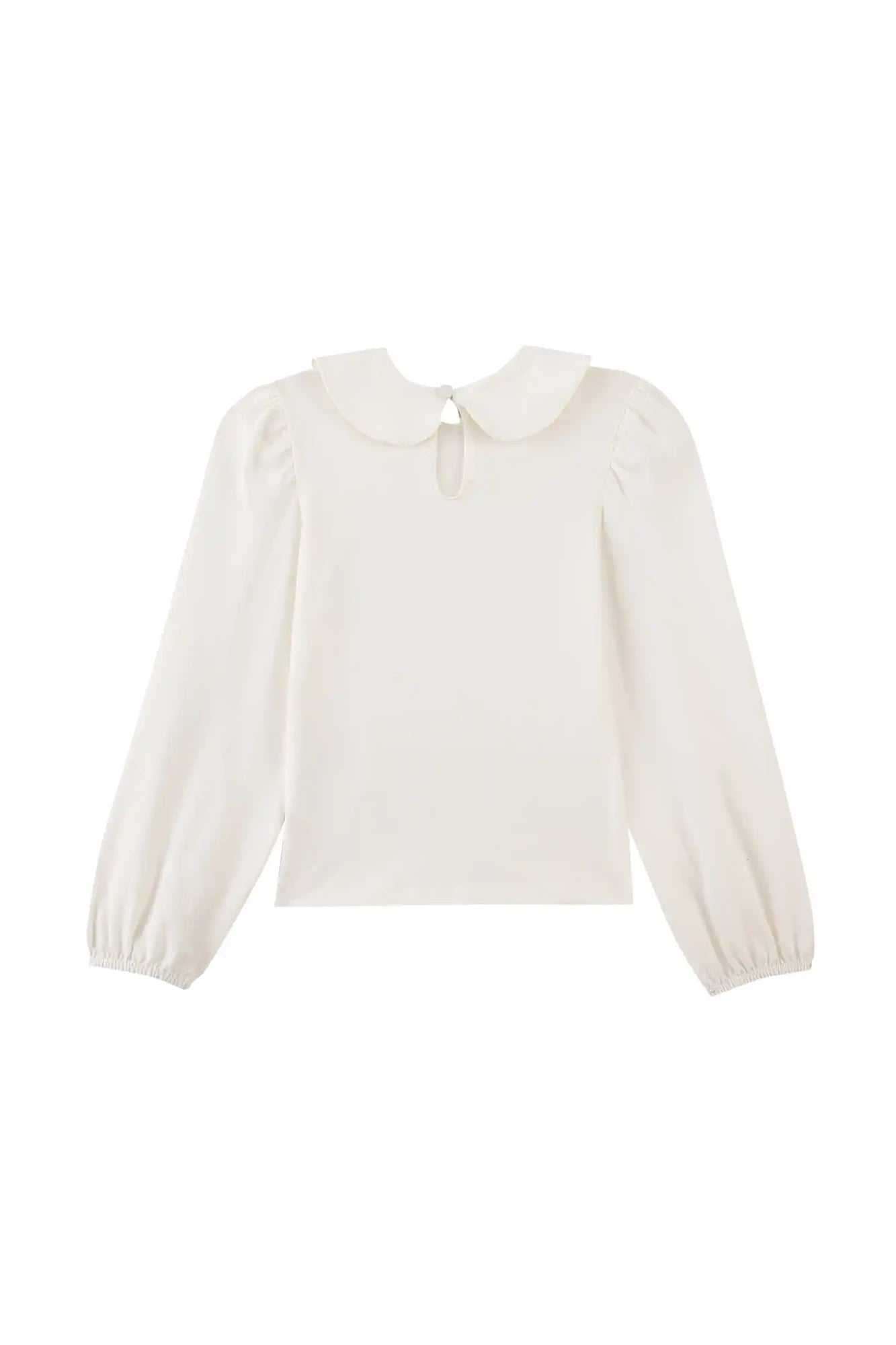 Vestido Infantil Kukiê Inverno Bege com Blusa Manga Longa Coração