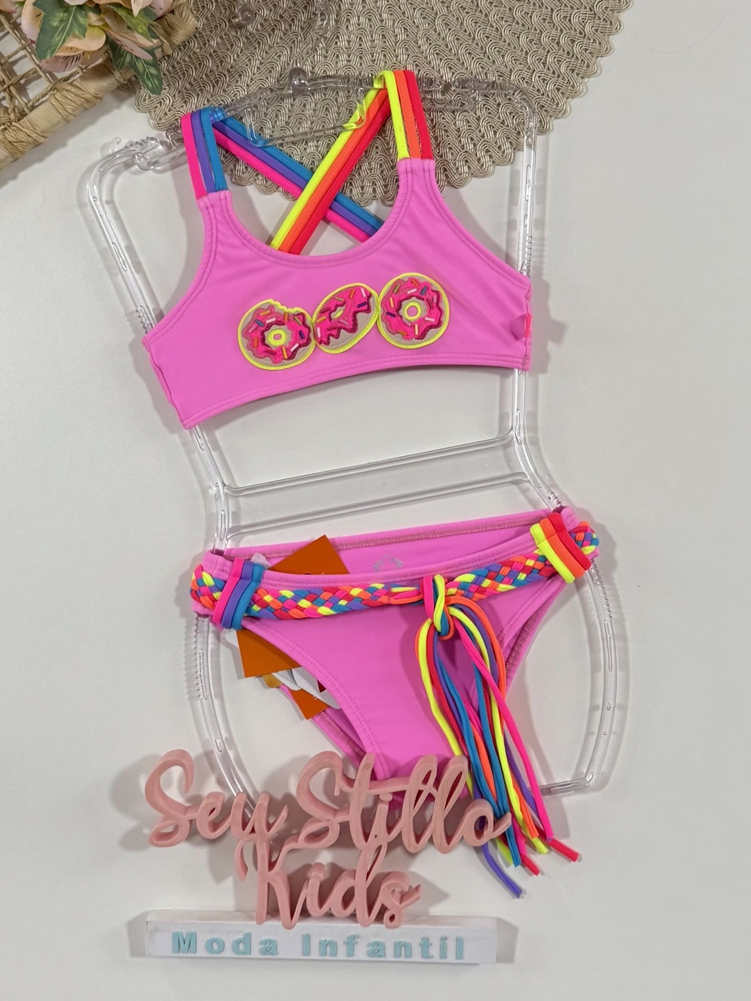 Biquíni Infantil Siri Kids Fernanda Donut 40139