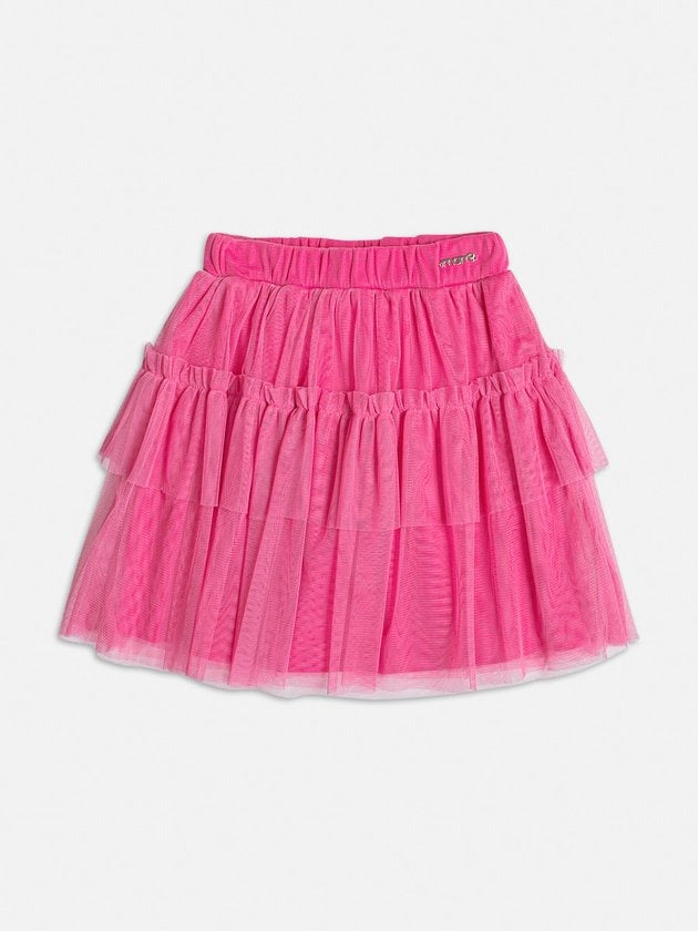 Saia Infantil Momi Inverno Rosa Tule