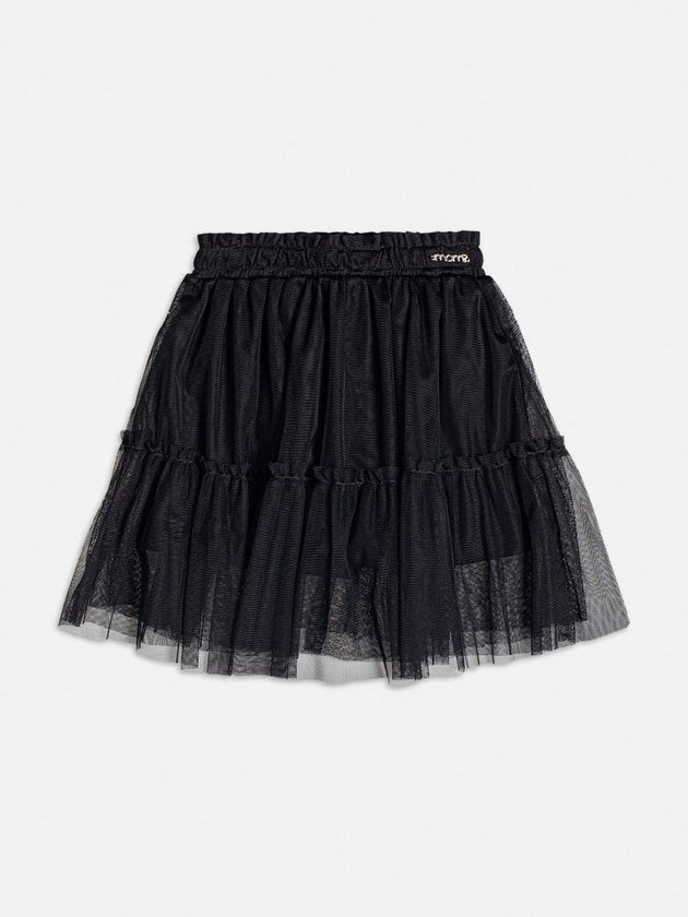 Saia Infantil Momi Inverno Preto Tule