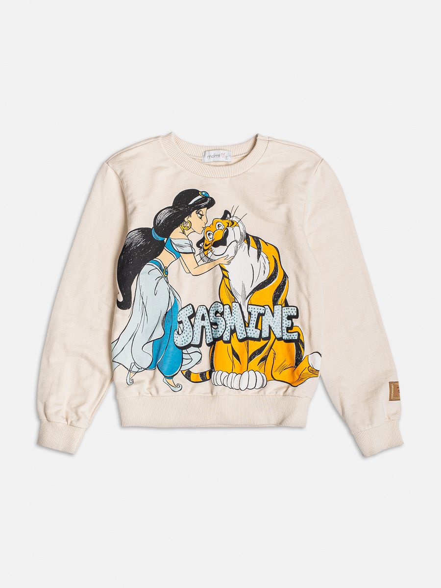 Moletom Infantil Momi Inverno Jasmine Disney