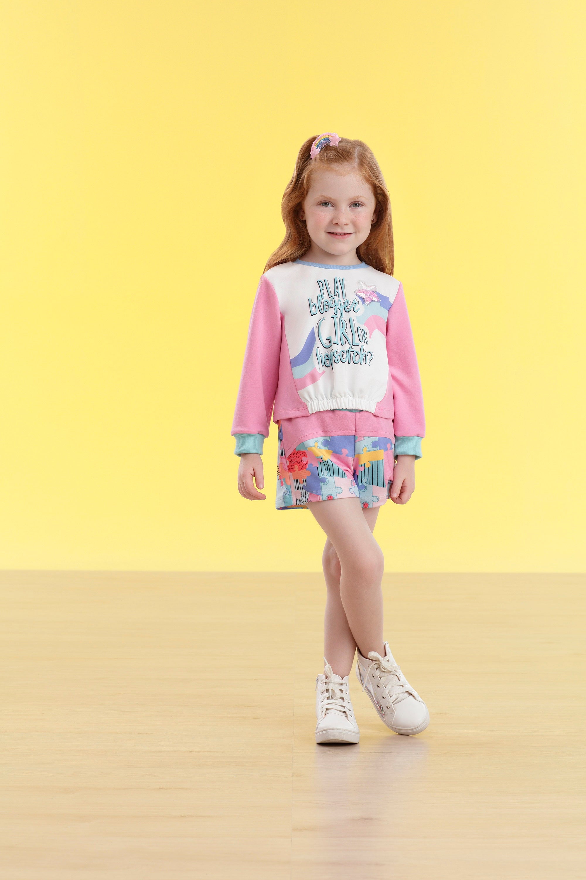 Conjunto Infantil Mon Sucré Inverno Quebra Cabeça