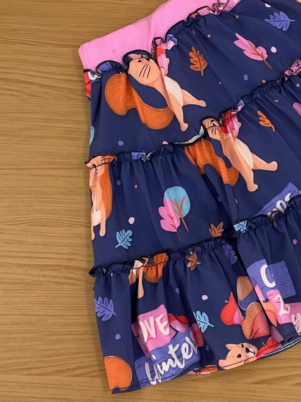 Conjunto Mon Sucré Inverno com Saia Love Esquilinhos