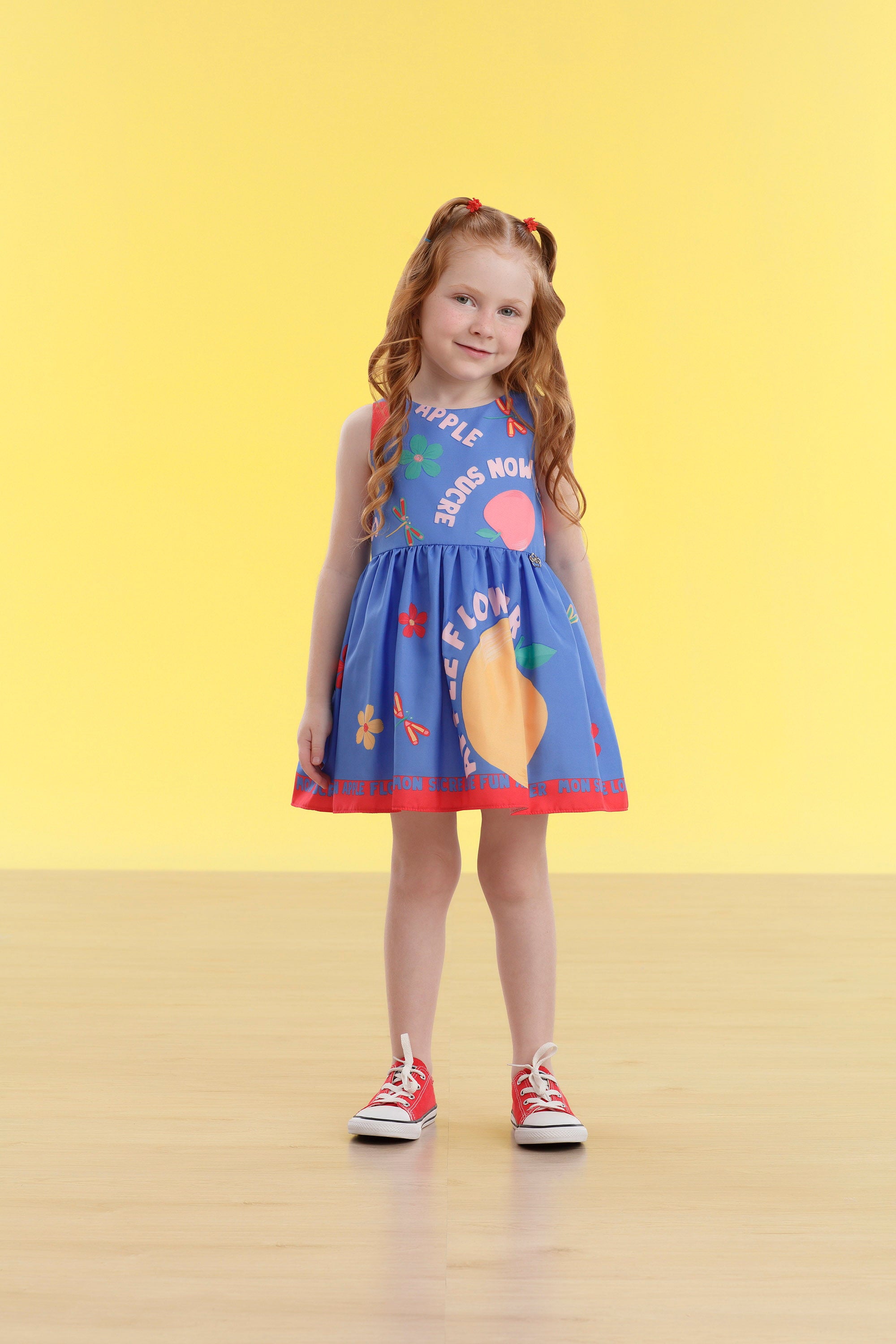 Vestido Infantil Mon Sucré Frutinhas