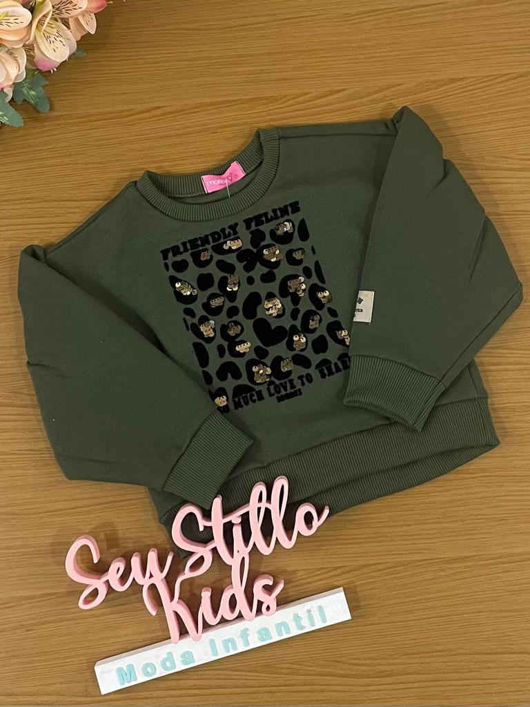 Casaco Infantil Momi Inverno Oncinha Verde