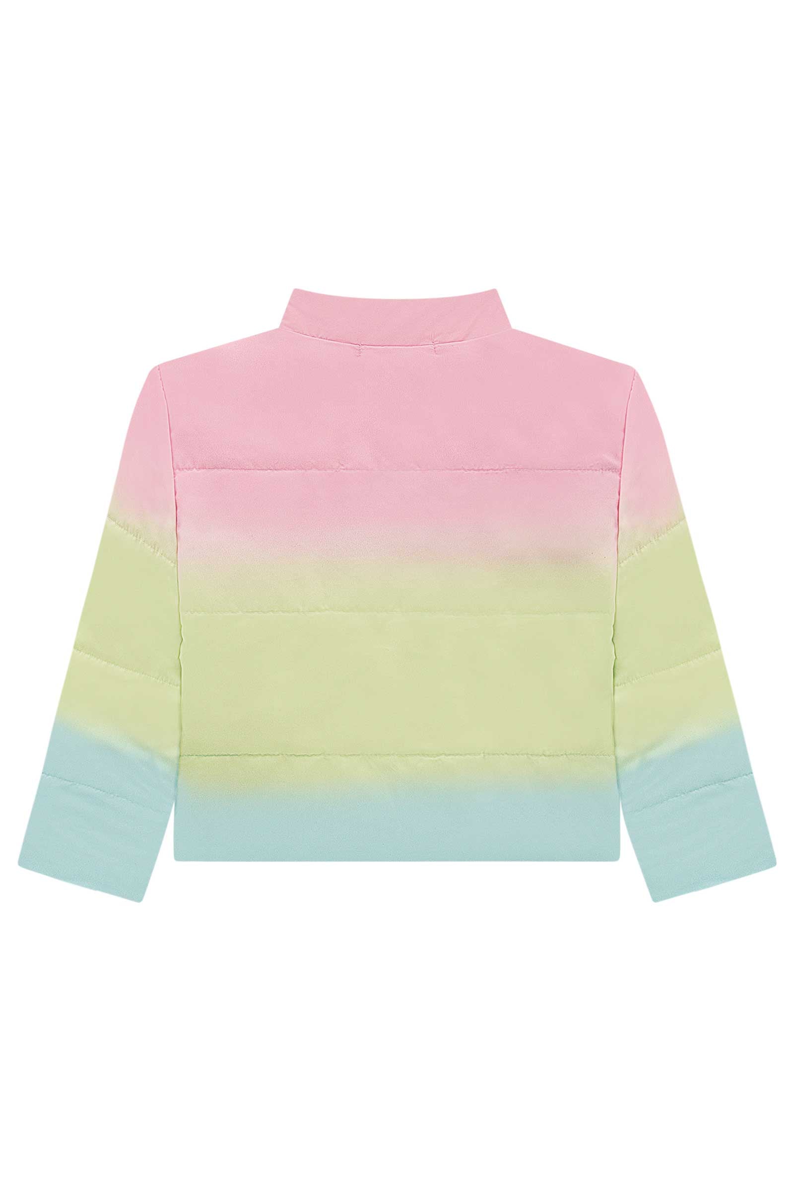 Jaqueta Infantil Kukie Inverno Puffer Tie Dye