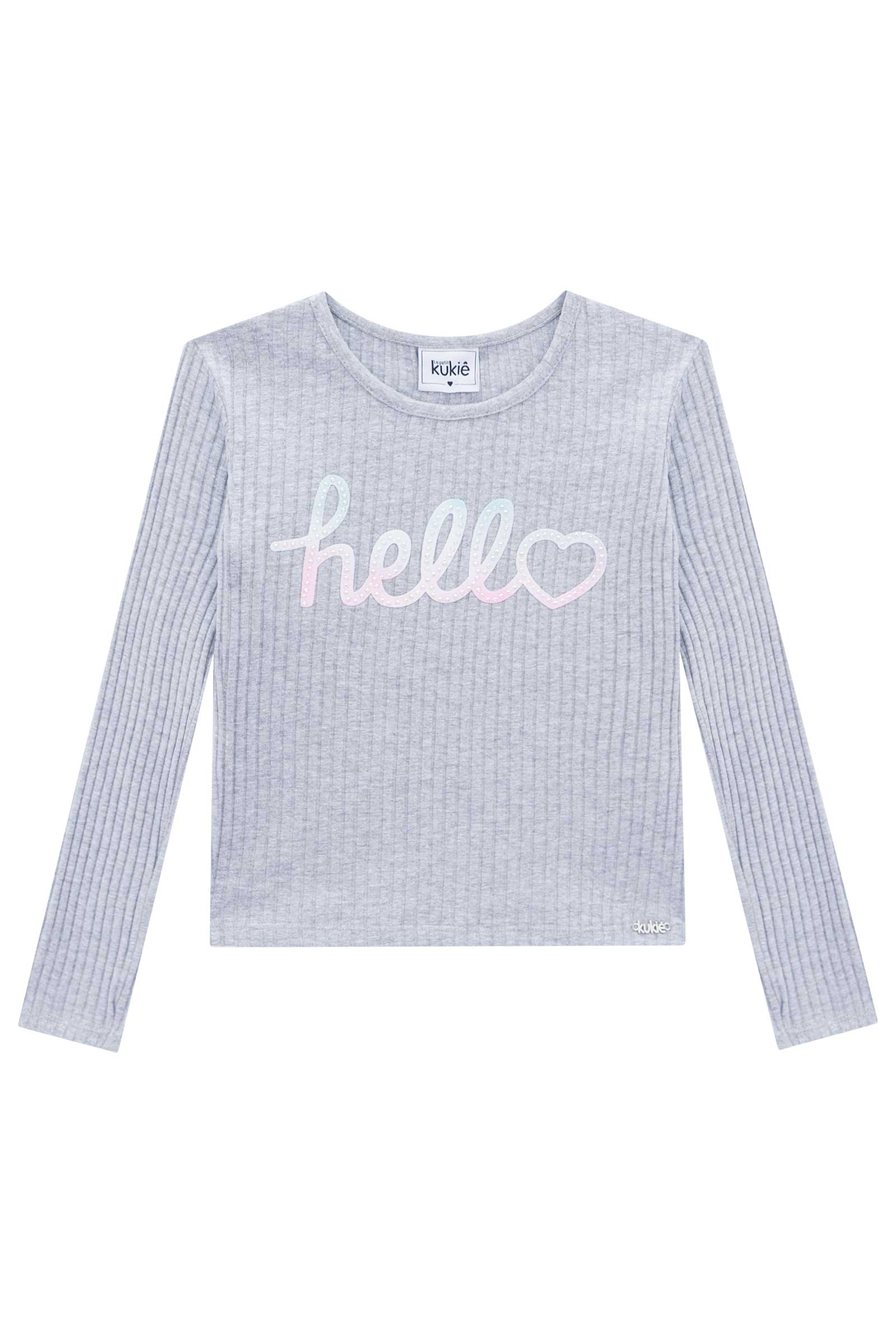 Conjunto Kukie Inverno com Shorts Hello Tie Dye