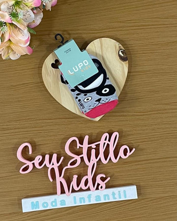 Meia Infantil Lupo Sapatilha Dog