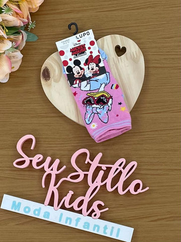 Meia Infantil Lupo Cano Curto Margarida Disney