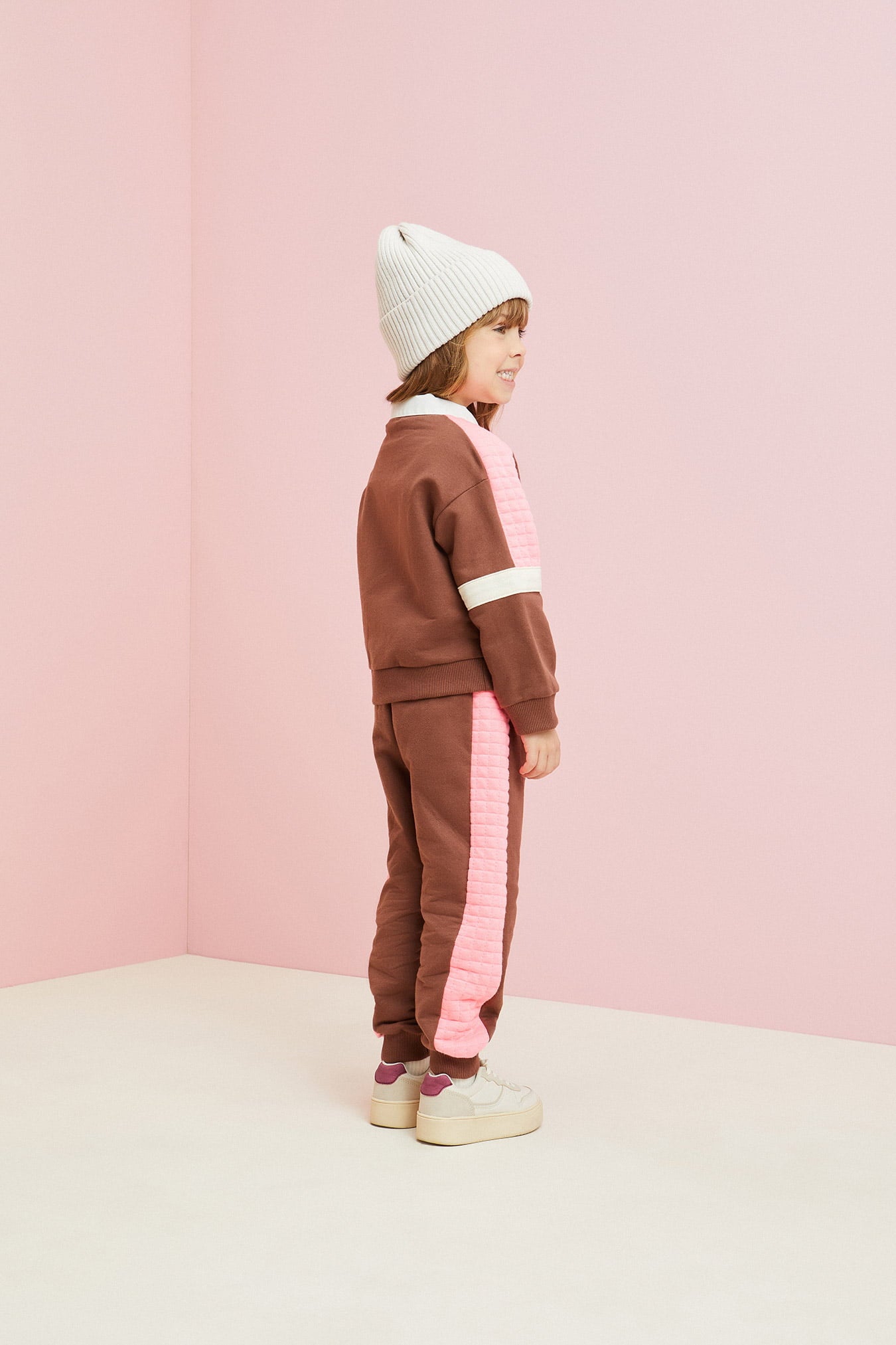 Conjunto Infantil Momi Inverno Com Calça e Jaqueta Marrom