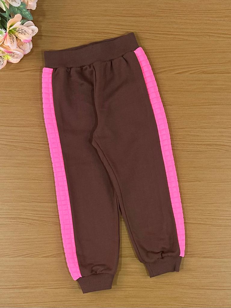 Conjunto Infantil Momi Inverno Com Calça e Jaqueta Marrom