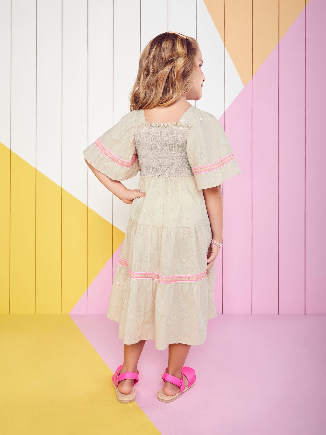 Vestido Infantil Momi Verão Bordado
