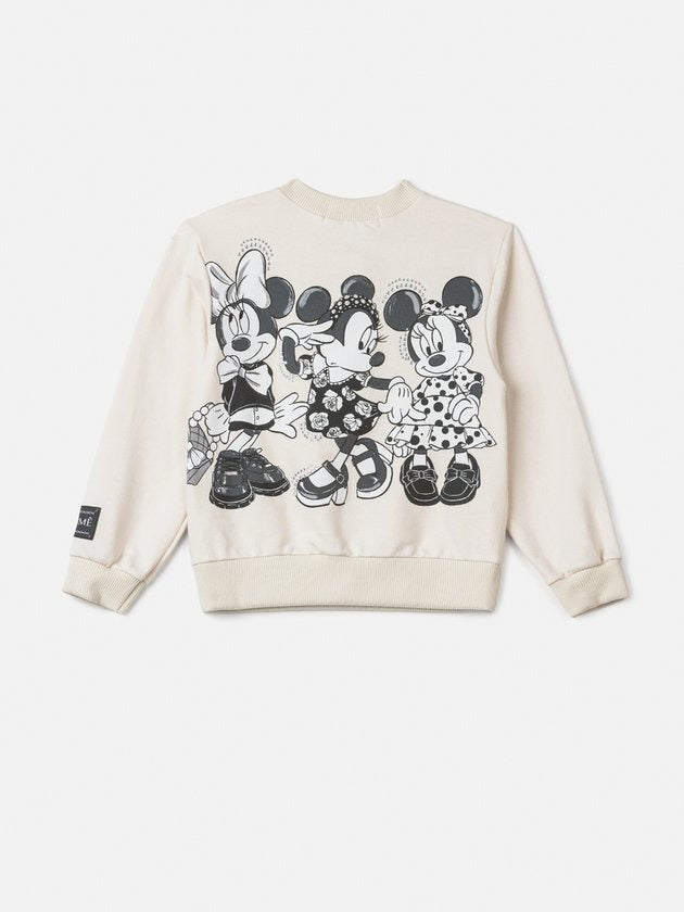 Moletom Infantil Animê Inverno Minnie Disney