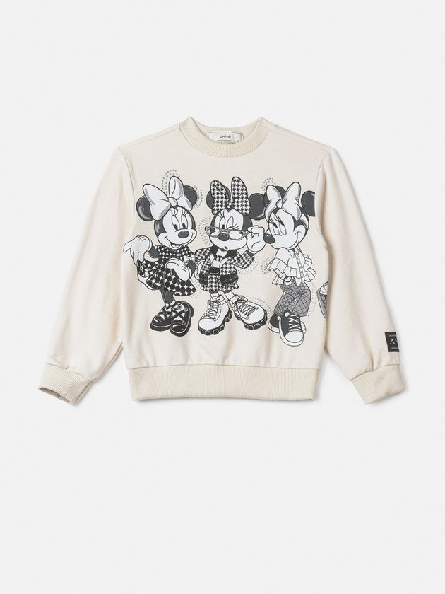 Moletom Infantil Animê Inverno Minnie Disney
