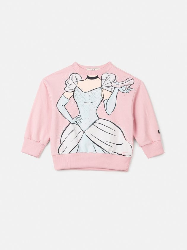 Moletom Infantil Animê Inverno Cinderela Disney