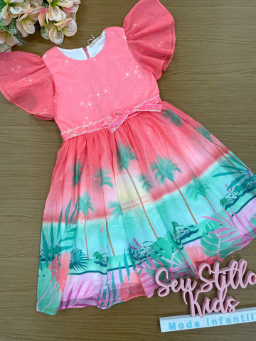 Vestido de Festa Infantil Petit Cherie Summer Colors