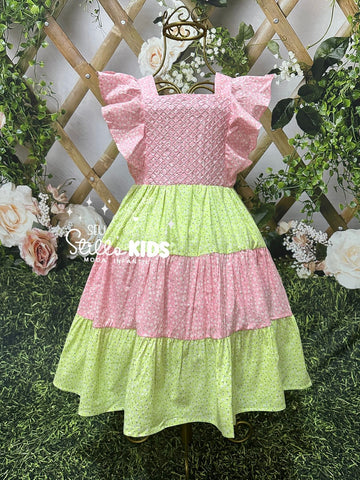Vestido de Festa Infantil Petit Cherie Verão Lemon Flowers - Linha Natural