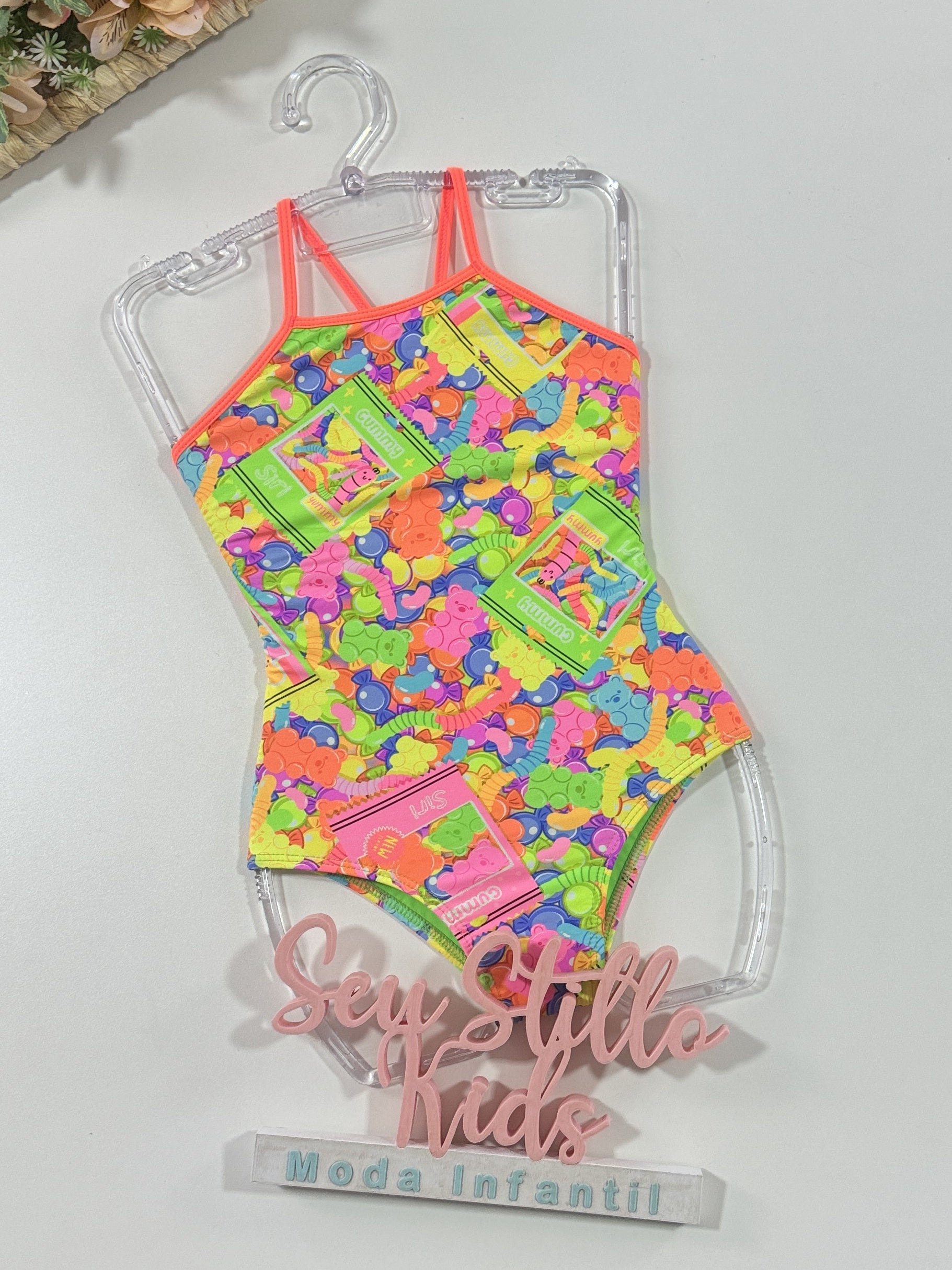 Maiô Infantil Siri Kids Bela Gummy 39095