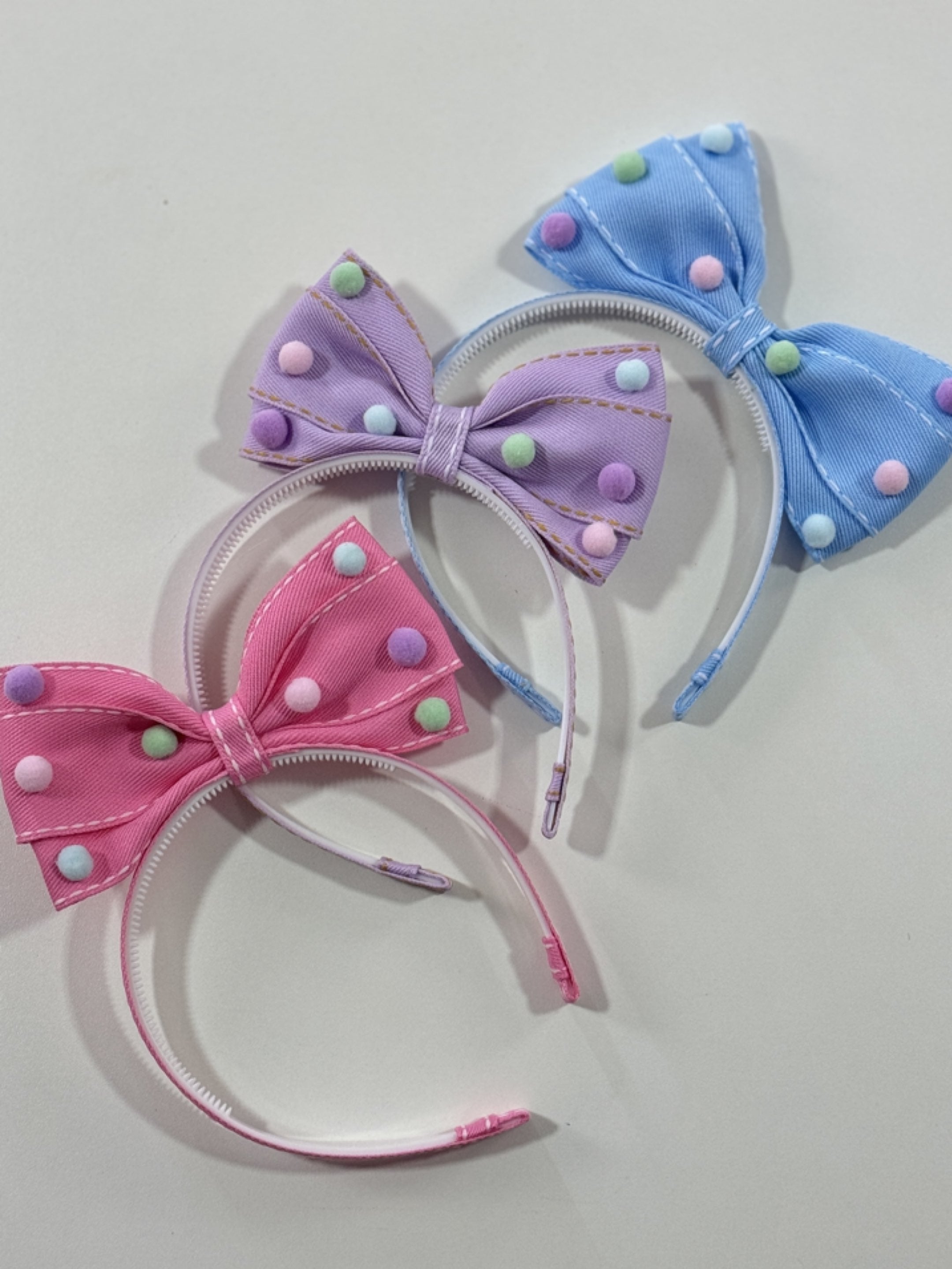 Tiara de Cabelo Laço em Pé - Cor Variada (1 unidade)