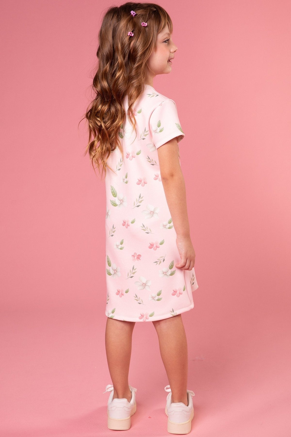 Vestido Infantil Kukie Inverno Manga Curta Fadinha